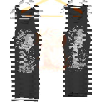 日本の伝統的な弓道アーチェリーアート桜のデザイン。 タンクトップ - Kawaiitshirt