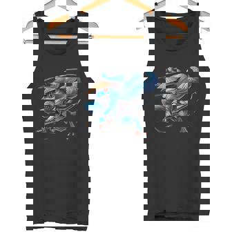 日本の侍カエルの戦士忍者ヴィンテージtシャツ メンズ タンクトップ - Kawaiitshirt