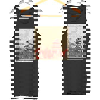 日本アジア アジア 日本風 ヴィンテージ レトロ 自然 タンクトップ - Kawaiitshirt