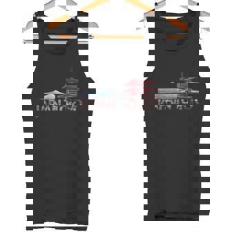 日本東京 富士山 赤 チュレイト パゴダ お土産 タンクトップ - Kawaiitshirt