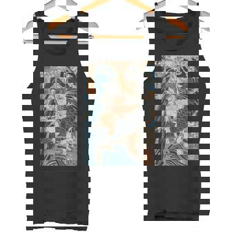 日本美術 戦闘機 相撲 鯉 海波 国吉 浮世絵 タンクトップ - Kawaiitshirt