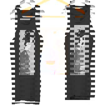 日本美術 芸者 日本木版 新版画美人画 タンクトップ - Kawaiitshirt