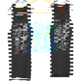 星月夜 ヴィンセント・ヴァン・ゴッホ 絵画 ペンギン タンクトップ - Kawaiitshirt