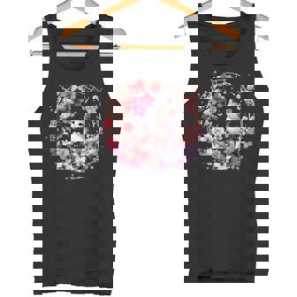 春の桜 かわいい猫と桜の花 タンクトップ - Kawaiitshirt