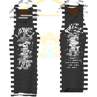 未診断だけど何かが違う猫ユーモア タンクトップ - Kawaiitshirt