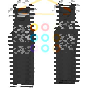 東京の地下鉄 カラー 色 マーク 丸【電車ファン】鉄道【変なtシャツ屋さん】メトロ 面白い ポップ タンクトップ - Kawaiitshirt