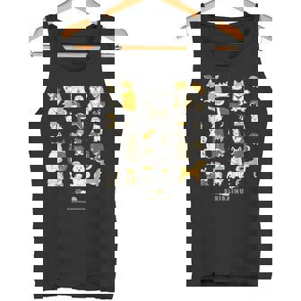 柴犬たくさん 大集合ver かわいい柴犬 柴犬 イラスト タンクトップ - Kawaiitshirt