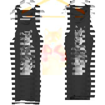 柴犬ボクシング 長袖tシャツ タンクトップ - Kawaiitshirt