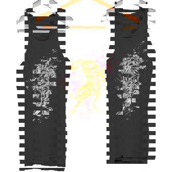 桜の虎 タンクトップ - Kawaiitshirt