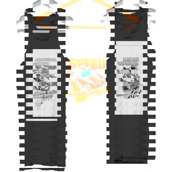 楽しいクールなレーシングカーイラスト タンクトップ - Kawaiitshirt