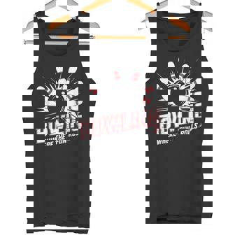 楽しいロールスボーリング パンヴィンテージボウリングボール タンクトップ - Kawaiitshirt