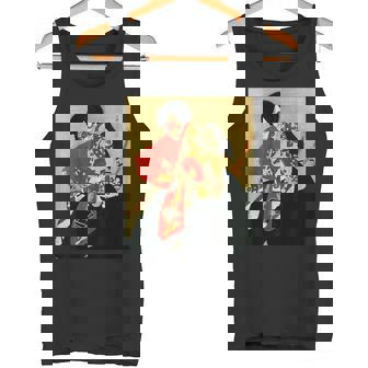 歌舞伎 俳優 日本劇出演者 四世片岡市蔵 上使の弁慶 役者絵 タンクトップ - Kawaiitshirt