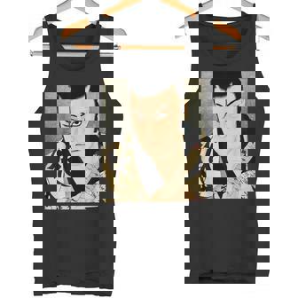 歌舞伎 演劇 俳優 サムライ 俊泉 日本のビンテージアート タンクトップ - Kawaiitshirt