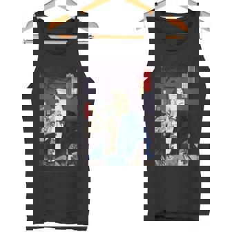 武士 歌舞伎 ヴィンテージ 日本の浮世絵 木版画 タンクトップ - Kawaiitshirt