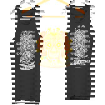 死者の日メキシカンシュガースカルフローラルセレブレーション タンクトップ - Kawaiitshirt