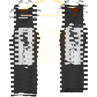 河鍋暁斎のカラス 浮世絵 日本画 日本文化 烏 タンクトップ - Kawaiitshirt