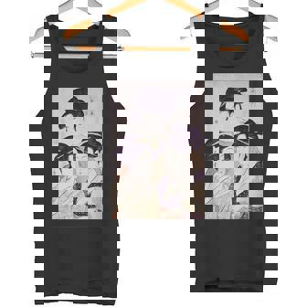 浮世絵 美人 ユーモア アート 絵 漢字 日本 タンクトップ - Kawaiitshirt