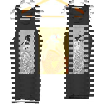 浮世絵デザイン『喜多川歌麿』アート 美術 日本画 グッズ タンクトップ - Kawaiitshirt