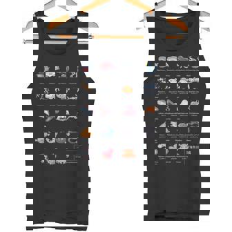 深海魚図鑑_文字白 タンクトップ - Kawaiitshirt