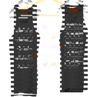 深海魚図鑑_文字白 長袖tシャツ タンクトップ - Kawaiitshirt