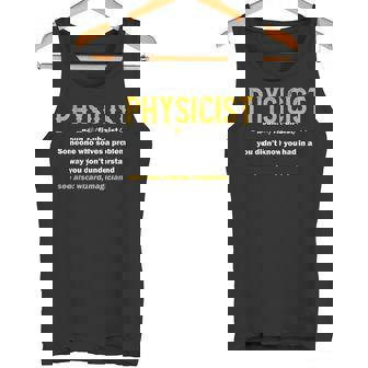 物理学者 定義 科学 オタク 面白い 魔法 タンクトップ - Kawaiitshirt