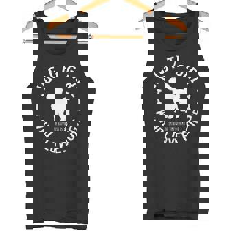 犬 おもしろ おしゃれ イヌ 可愛い プードル トイプードル シルエット タンクトップ - Kawaiitshirt