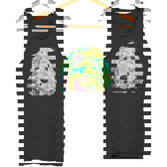 犬 カラフル ラブラドゥードル タンクトップ - Kawaiitshirt