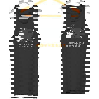 犬 おもしろ 明日から本気出すから 可愛い シュナウザー ミニチュアシュナウザー タンクトップ - Kawaiitshirt