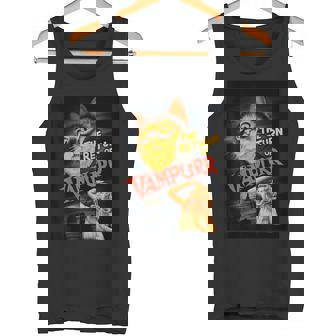 猫 吸血鬼 クラシック ホラー 映画 ファニー グラフィック シャツ タンクトップ - Kawaiitshirt