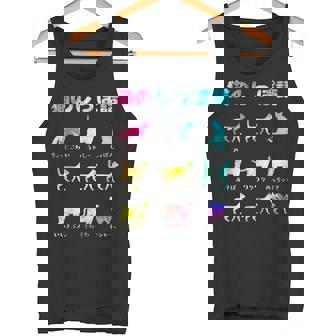 猫のしっぽ語 猫好き おもしろ 猫 ねこ ネコ 面白い ギフト にゃんこ ペット かわいい 猫 プリント タンクトップ - Kawaiitshirt