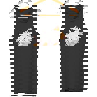猫のへそ天 Cat Belly Trap タンクトップ - Kawaiitshirt