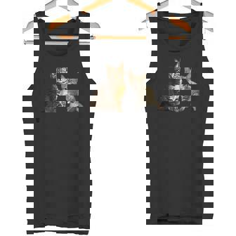 猫のルルとララ タンクトップ - Kawaiitshirt