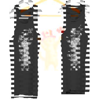 猫カナダ タンクトップ - Kawaiitshirt