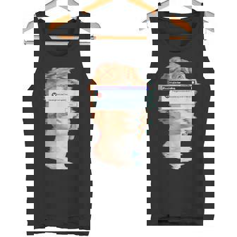 現実は曲がっている。エラーポップアップ付きの美的ギリシャ像 タンクトップ - Kawaiitshirt