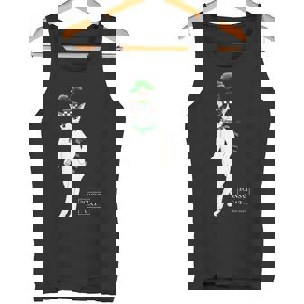 盆栽ねこ 頭に松の盆栽を乗せたハチワレ猫 タンクトップ - Kawaiitshirt