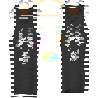 盆栽フクロウと宇宙盆栽フクロウ タンクトップ - Kawaiitshirt