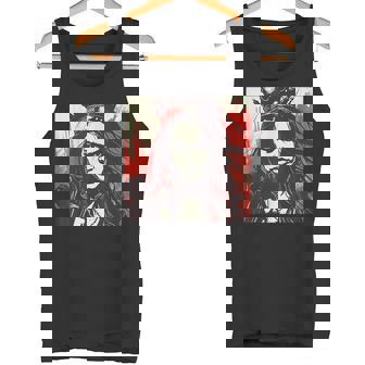 真面目な女王 野生の髪と尖った王冠 タンクトップ - Kawaiitshirt