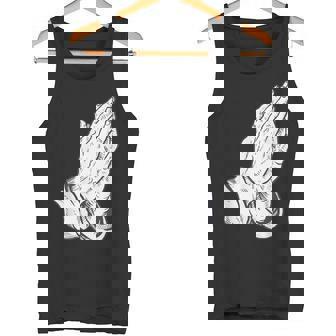 祈るイエスの手 タンクトップ - Kawaiitshirt