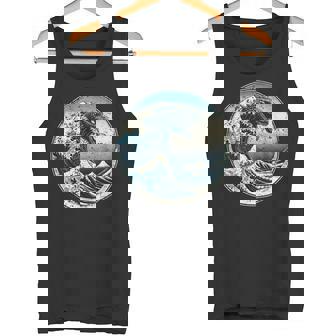 神奈川沖グレートウェーブウィズガメラ タンクトップ - Kawaiitshirt