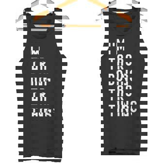 私は Taroです。Taro が行うことを行う。 タンクトップ - Kawaiitshirt