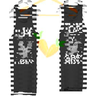 私はニンジンが大好き タンクトップ - Kawaiitshirt