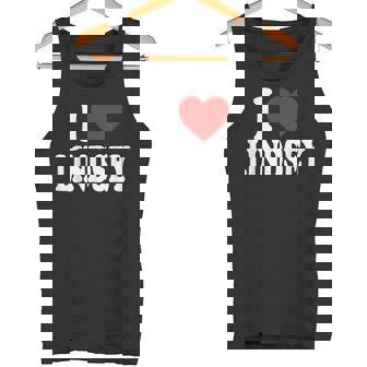 私はリンジーが大好きです タンクトップ - Kawaiitshirt