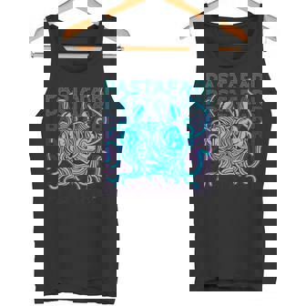 空飛ぶスパゲッティ モンスター パスタファリ パスタファリズム Fsm レトロ タンクトップ - Kawaiitshirt