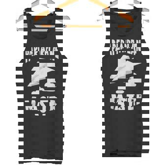 紙飛行機 マスター紙飛行機 航空機 タンクトップ - Kawaiitshirt