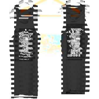 素敵な夏の言っているビーチモチーフ タンクトップ - Kawaiitshirt