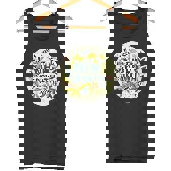 素敵な黄色い花と春の植物のための新しい成長スピーチ タンクトップ - Kawaiitshirt