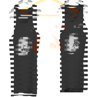 絵文字しかめっ面の怒った犬の顔 タンクトップ - Kawaiitshirt