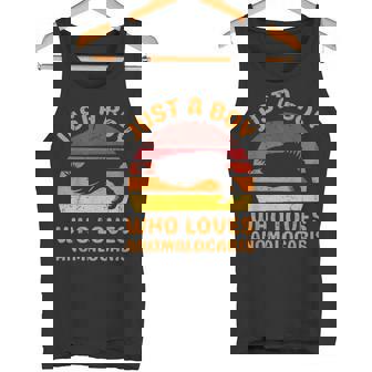 絶滅した節足動物アノマロカリスが大好きなただの少年 タンクトップ - Kawaiitshirt