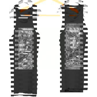 聖ジェロームの研究 アルブレヒト・デューラー ゴシック中世美術 タンクトップ - Kawaiitshirt