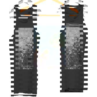 聖フランシスコ 鳥への説教 ジョット作 1299 タンクトップ - Kawaiitshirt